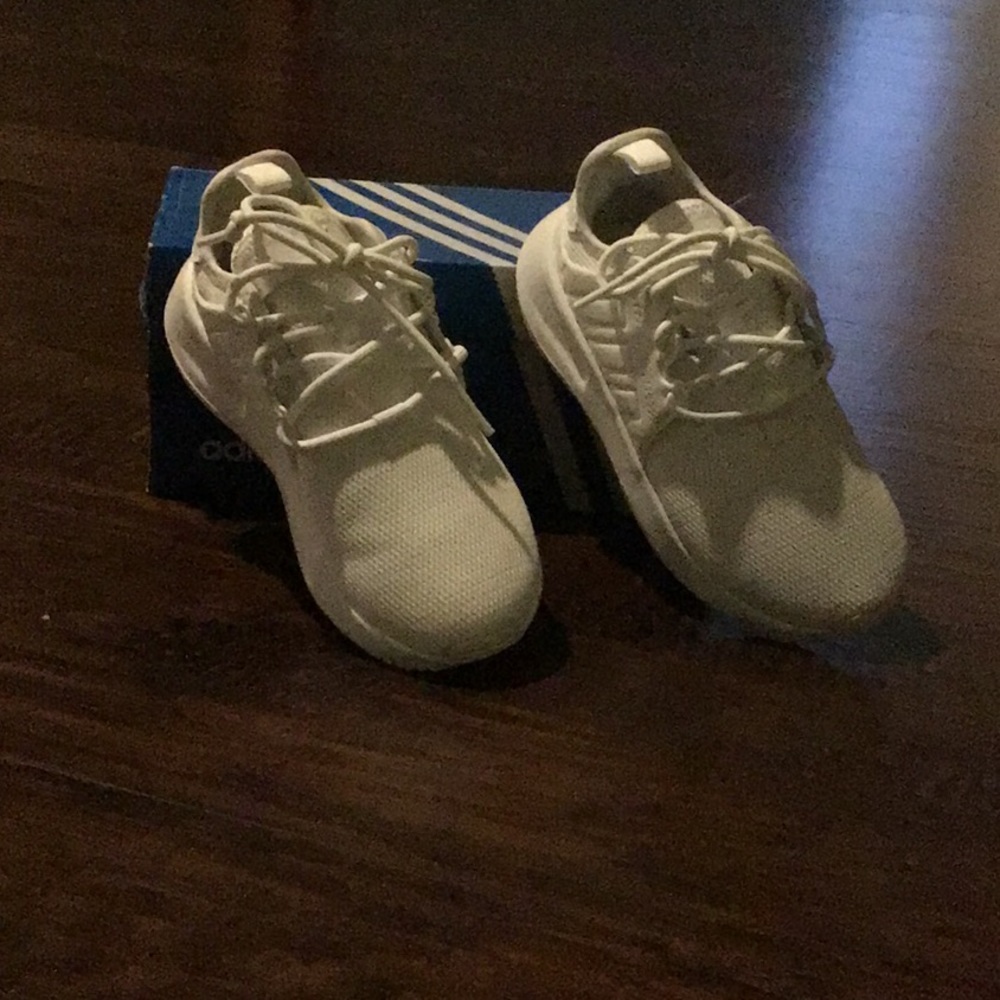 New White Adidas Sneakers